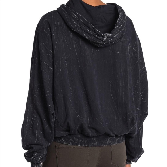 Young Fabulous & Broke Gray Crop Hoodie Sz S - Picture 3 of 10